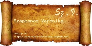 Szappanos Veronika névjegykártya